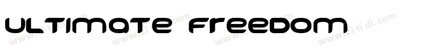 Ultimate freedom字体转换